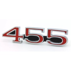 BBRP NEW 455 Buick Olds Front Fender Emblem / GM 1394737 / USA-Made Side Badge