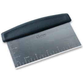 Dough Scraper Bench Knife: Professional Quality Heavy Duty Stainless Steel Bench Scraper, Chopper, Cutter - Perfect for Pastry, Nuts, Herbs, Chocolate, Pizza Dough, Soap, Bread Baking