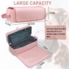 FAMOPLAY Hair Tools Travel Bag with Heat Resistant Pad, Double-Layer