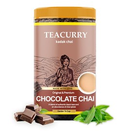 TEACURRY Chocolate Chai (100 Grams | 50 Cups) - Chocolate Tea for Chocolate Flavoured Chai Tea