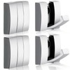 Queekay 4 Pcs Folding Hideaway Coat Hooks Heavy Duty Wall