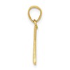 10k Yellow Gold Baseball w/Bats Charm