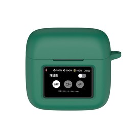 FTRONGRT Case Compatible with JBL Tour PRO 3, Soft TPU, Scratch-Resistant Protective Case for Bluetooth Headphones Compatible with JBL Tour PRO 3. Dark Green