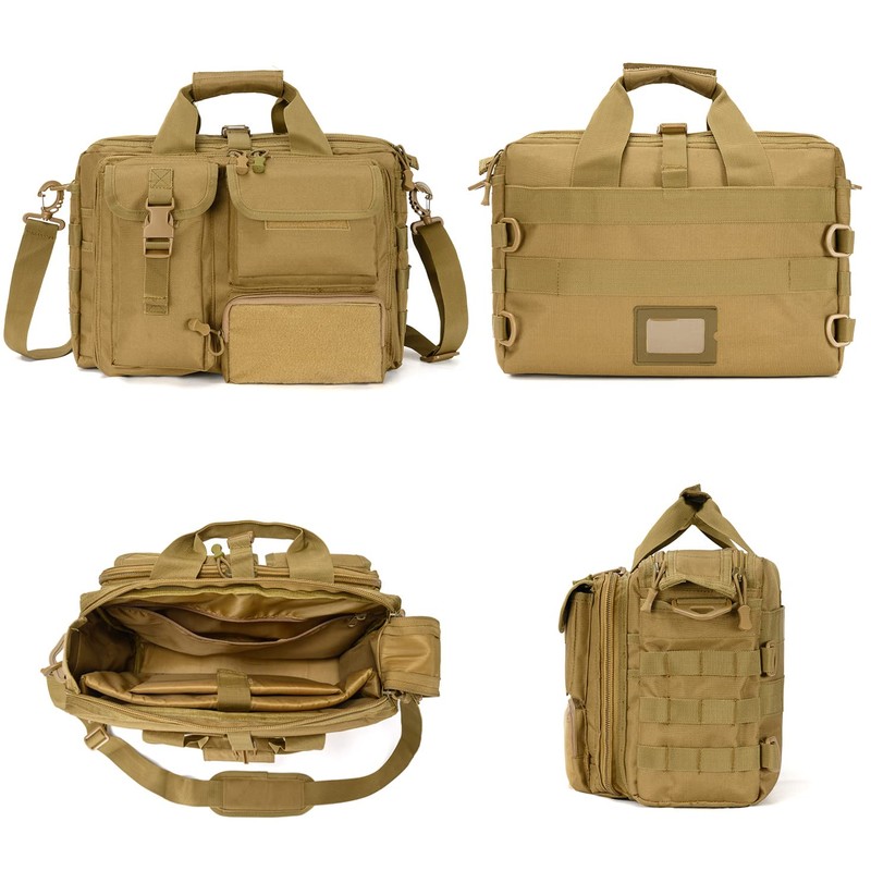 Stypos Tactical Messenger Bag,14inch/15.6inch/17.3inch Briefcase for Man Military Laptop Bag,