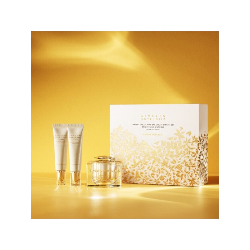 Ginseng Royal Silk Watery Cream with Eye Cream 진생로얄실크 워터리크림