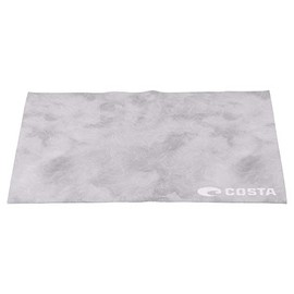 Costa Del Mar Costa 5x7 Recycled Microfiber Cleaning Cloth, Gray