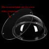 LOTOWELZON 3.15inch Clear Acrylic Replacement Transparent Clear Camera Dome Cover