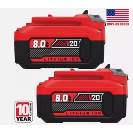 For Craftsman 20V 8.0AH For Craftsman 20 Volt MAX Li-ion Battery CMCB206 CMCB205 CMCB204 - 3x 8.0Ah Battery