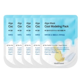 Diatomaceous Earth Disposable Modeling Pack Cool 28g 5 Packs / 규조토 일회용 모델링팩 쿨 28g 5개입
