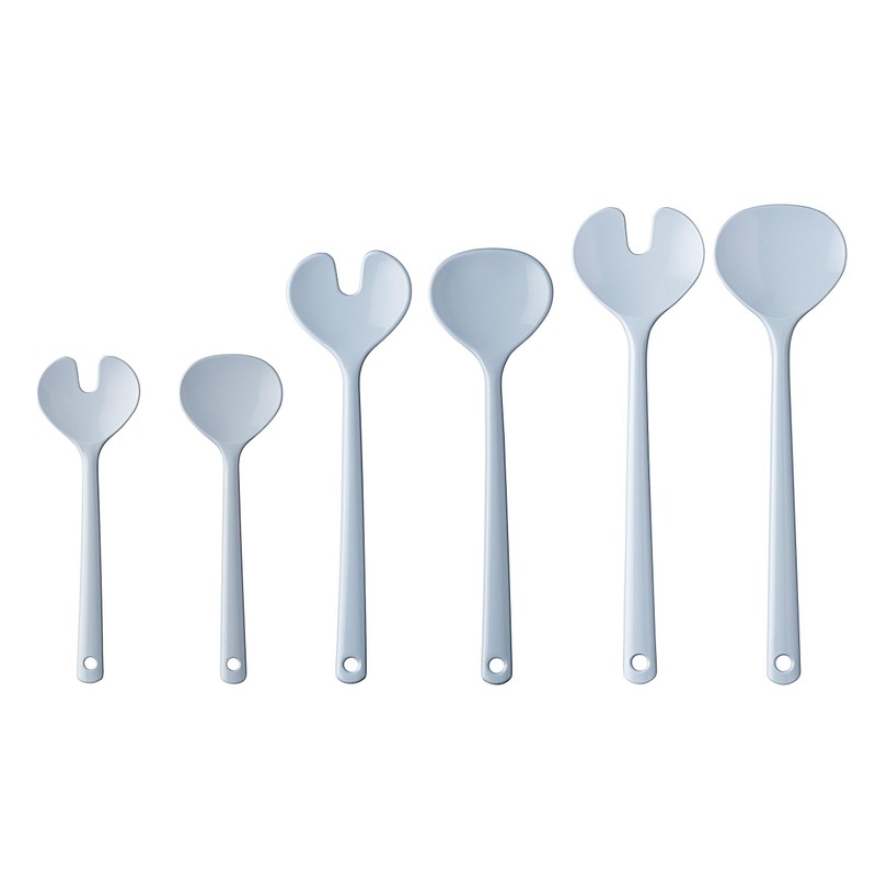 Synthesis Salad Servers Small 2-Piece Nordic Blue