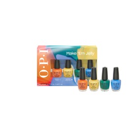 OPI Nail Lacquer 4PC Mini Pack | 4 Crème Summer Shades, Chip Resistant Nail Polish Gift Set | Make 'Em Jelly! Collection | Summer 2025