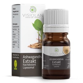 Ashwagandha Extract High Dosage, 15 ml, Liposomal | Maximum Bioavailability, Vegan Drops, High Quality & Pure