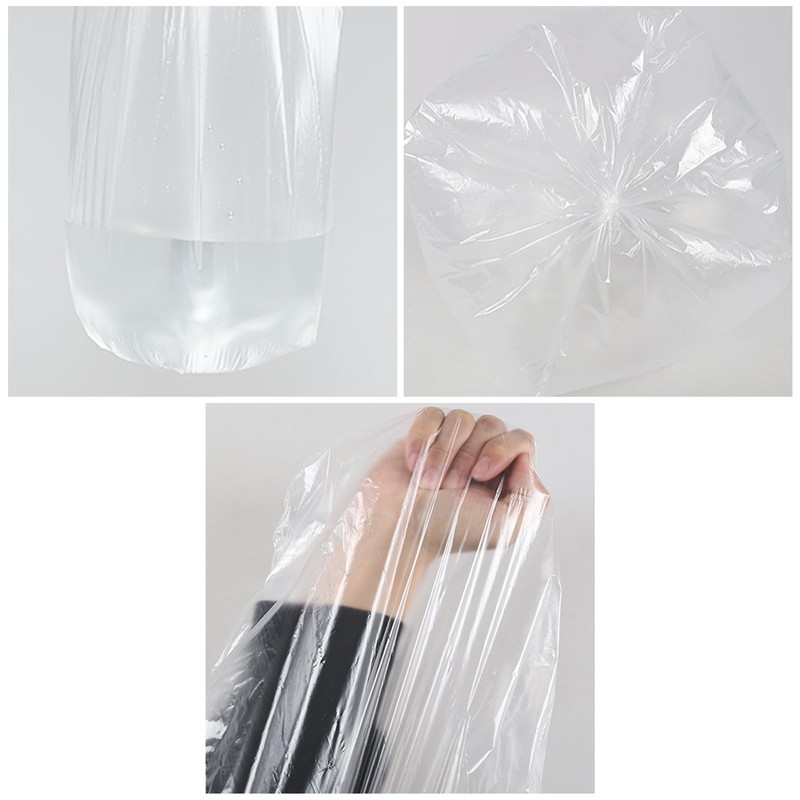 Ziglous 13 Gallons Kitchen Garbage Bin Liner, Clear Trash Bags,
