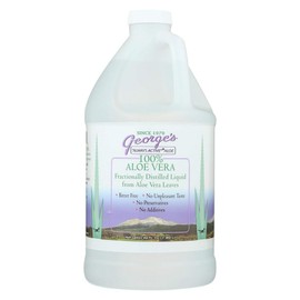Georges Aloe Vera - 1.89 liters - Fractionally distilled liquid from Aloe Vera leaves - Georges Aloe Vera - 1.89 liters - Fractionally distilled liquid from Aloe Vera leaves - Anthraquinone-free, 1 unit, 1.892L / 조지스 알로에 베라 - 1.89 리터 - 알로에 베라 잎에서 분별 증류된 액체 - 조지스 알로에 베라 - 1.89 리터 - 알로에 베라 잎에서 분별 증류된 액체 - 안트라퀴논 무첨, 1개, 1.892L