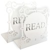 ShapeTek - Heavy Duty Bookends - White - Set of