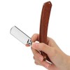 Manual Razor Professional Men Male Wooden Handle Folding Shaver Blade