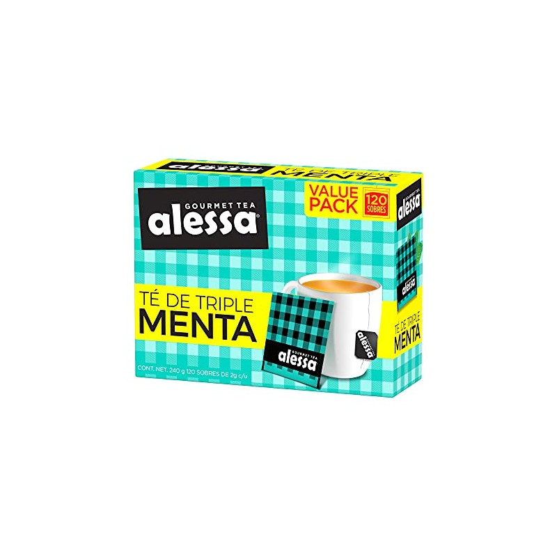 Alessa Gourmet Tea Té Alessa Gourmet Triple Menta 120s, Triple