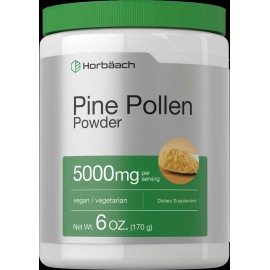 Horbäach Pine Pollen Powder Extract | 6 oz (170 g) | Nature's Superfood | By Horbaach