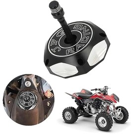 JFG RACING ATV Gas Cap Fuel Tank Cap CNC for TRX 400EX TRX400EX Sportrax 400 1999-2014 TRX450R 2004-2009 TRX700XX 2008-2009 ATV Black
