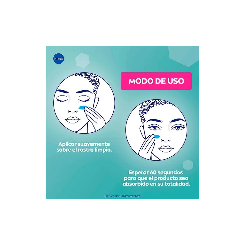 Nivea Gel Facial Refrescante con cido Hialurnico, Absorcin Rpida y