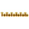 Wanyifa 12 tornillos de titanio Ti Torx M5 x 10