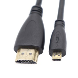 VViViD Sun High Speed HDMI (Male) to Micro HDMI (Male) to Micro HDMI Male to Micro HDMI Male to Micro HDMI Type D (Micro) Male, Gold Plated Connector, High Speed Data Transmission (3.2 ft (1.0 m)