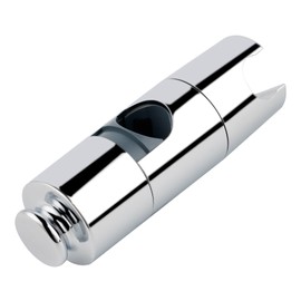 Hibbent Shower Head Holder Replacement - Universal Adjustable Hand Shower Holder with Hook for 18-25MM Hand Shower Rail Head Slider Clamp Holder Bracket,ABS Shower Holder,Chrome Plated