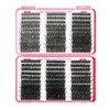 DNSGOOR DIY Lash Extension Kit 590Pcs 9-18mm D Curl Lashes