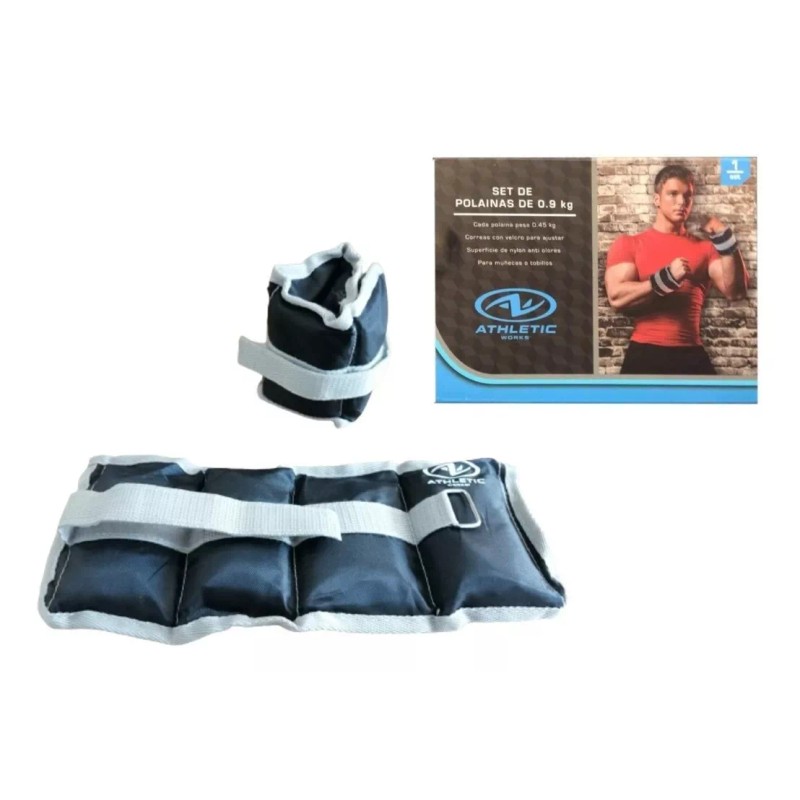 Athletic Works Polainas Para Tobillo Muñeca 2lb Principiante