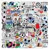 100Pcs Cute Cartoon Soccer Stickers - Football Graffiti Decals for