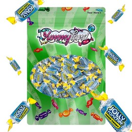 Jolly Rancher Blue Raspberry Hard Candy, Individually Wrapped, Bulk Candy Bag - 1 Pound (16 oz)