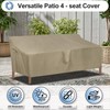 OutdoorLines Outdoor Waterproof Patio 4-Seater Couch Cover - UV Resistant