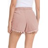 YOCUR Womens Cute Denim Ruffle Shorts Elastic HIGT Waist Loose