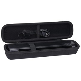 co2CERA Hard Carrying Case for Epson ES-50 / ES-60W / RR-60 / DS-70 / RR-70W Document Scanners - Durable Travel Storage Box with Handle & Mesh Pocket for Accessories (Black)