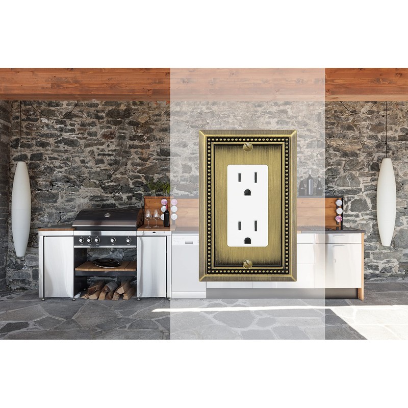 Henne Bery Sunken Pearls Heavy Duty Decorative Wall Plate Switch