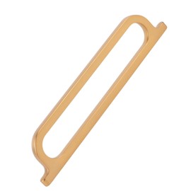 Gedotec Furniture Handles - Metal Cabinet Door Handles | Omega | 1 Piece Narrow Handles in Brass - Gold | Cabinet Handles Length: 190.5 mm | Handles for Kitchen Cupboards Door Handles Drawer Handles