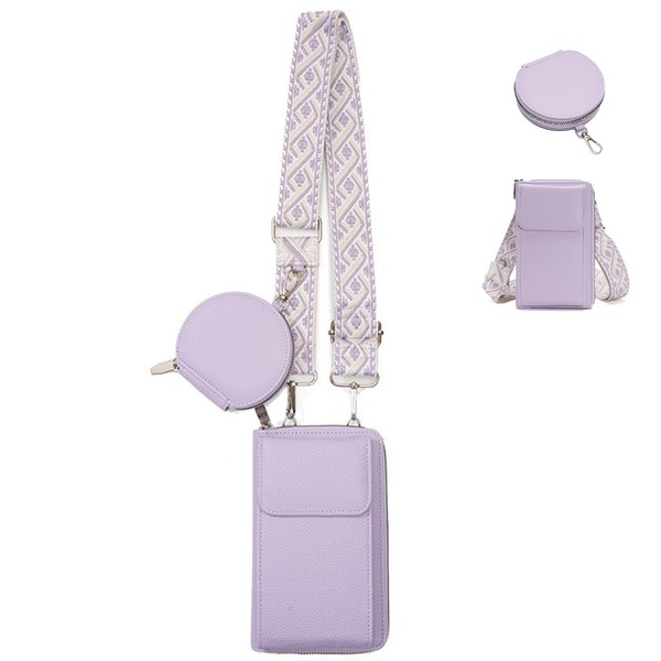 Fantysancket Small Crossbody Bags for women Trendy Leather Phone Wallet