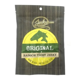 Original All Natural Rainbow Trout Jerky - The Freshest and Best Trout Jerky on the Market - 100% Whole Muscle Rainbow Trout - No Added Preservatives, No Added Nitrates and No Added MSG - 1.75 oz. bag