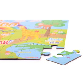 Toyland® My First 3 In 1 Blippi Puzzle Set - 45 Piece Jigsaw, 28 Dominoes & Picture Match Game - Suitable for Ages 3 + - Learning Games