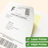 30 Sheets, Printable White Sticker Paper, Laser/Inkjet Printing - Matte,