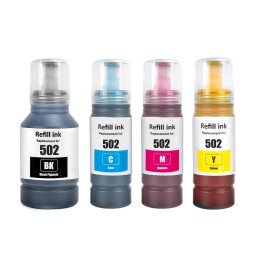 For Epson Compatible With Epson 502 Ink EcoTank ET-2850 ET-3830 ET-3850 ET-2760 ET3760 New - Yellow