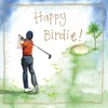 Alex Clark Birdie Golf Foil Birthday Card