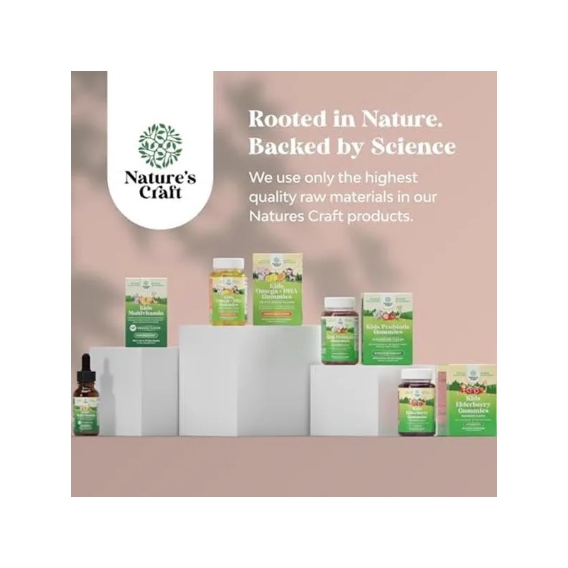 Natures Craft Multivitamin Gummies Niños Apoyo Inmune 90