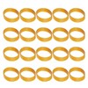 RmKbe 20pcs Ski Brake Retainers Snowboard Binding Rubber Bands Winter