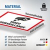 Komma Security Video Surveillance Sign 30 x 20 cm -