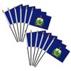 Vermont 4x6in Stick Flag - 1 dozen pack