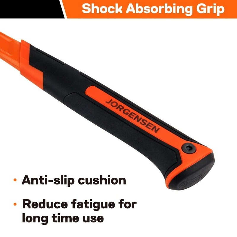 Jorgensen 16oz Framing Hammer Straight Rip Claw Hammer Milled Face