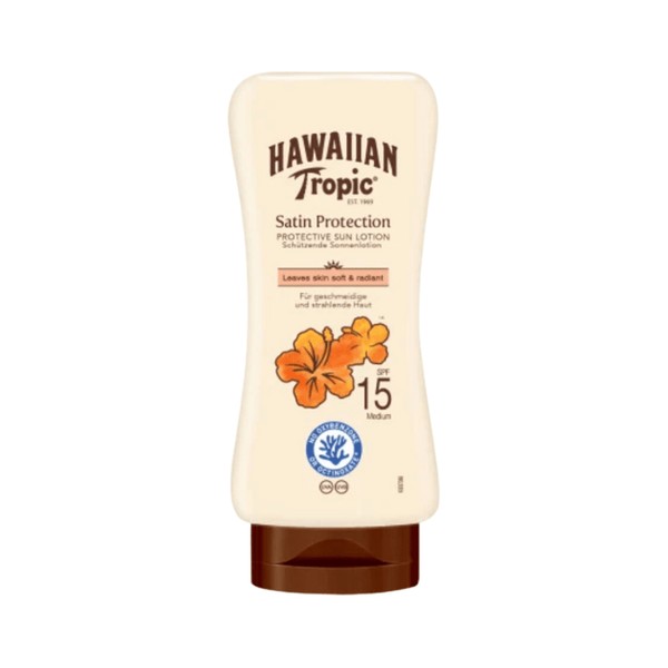 Hawaiian Tropic Sonnenmilch satin protection LSF 15, 180 ml