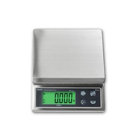 Polit Food Kitchen Scale Sun, 13lb/6Kg Digital Kitchen Scale Grams Ounces 0.5g/0.01oz Accuracy, Waterproof Stainless Steel with LCD Display, Rechargeable, 5 Weight Units (Power Adaptor Included)