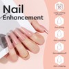 Modelones Builder Gel 6 Colors, 8-in-1 Builder Nail Gel Set